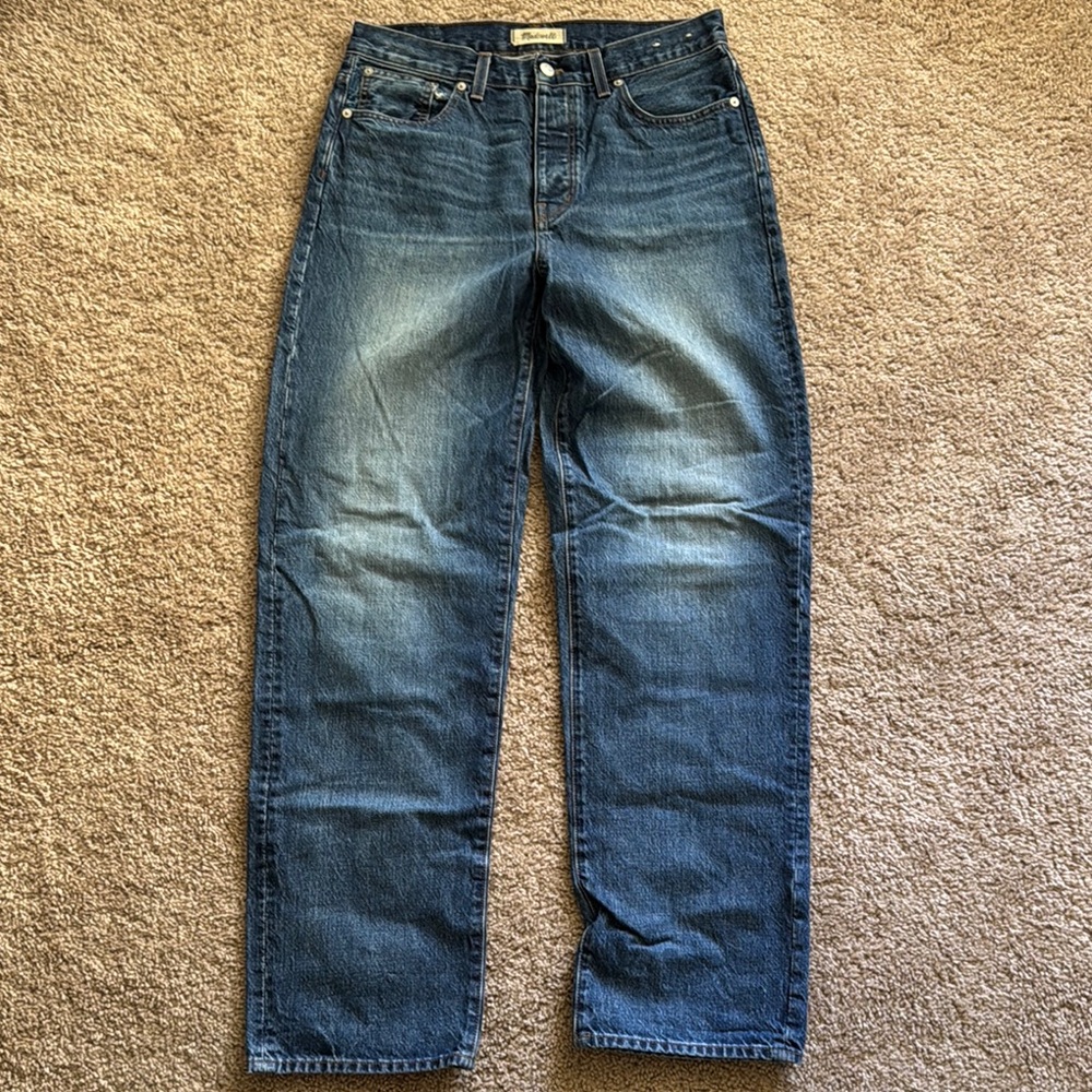Madewell Low Slung Straight Size 28T
